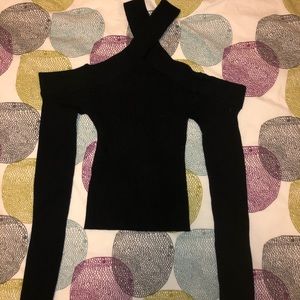 Black cute cropped